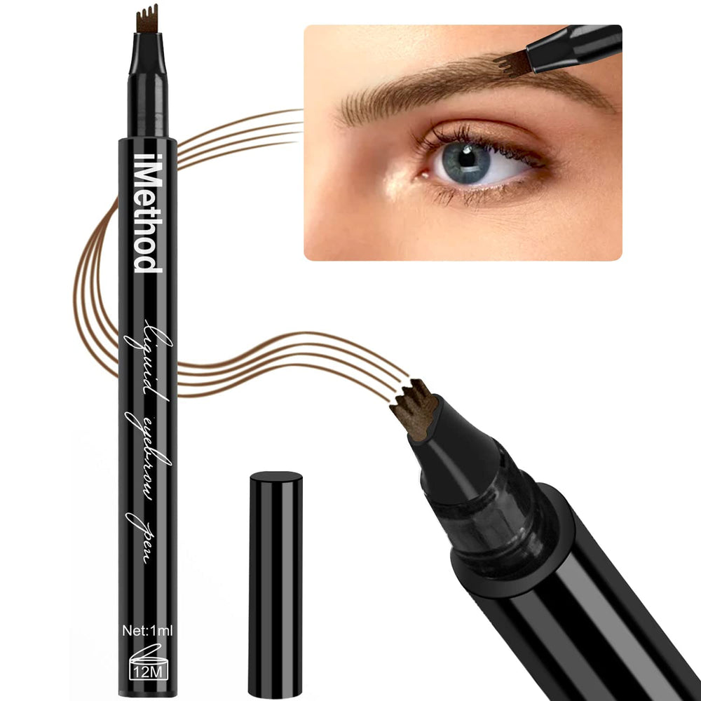 iMethod Eyebrow Pen angled cap and tip for precise hair-like strokes