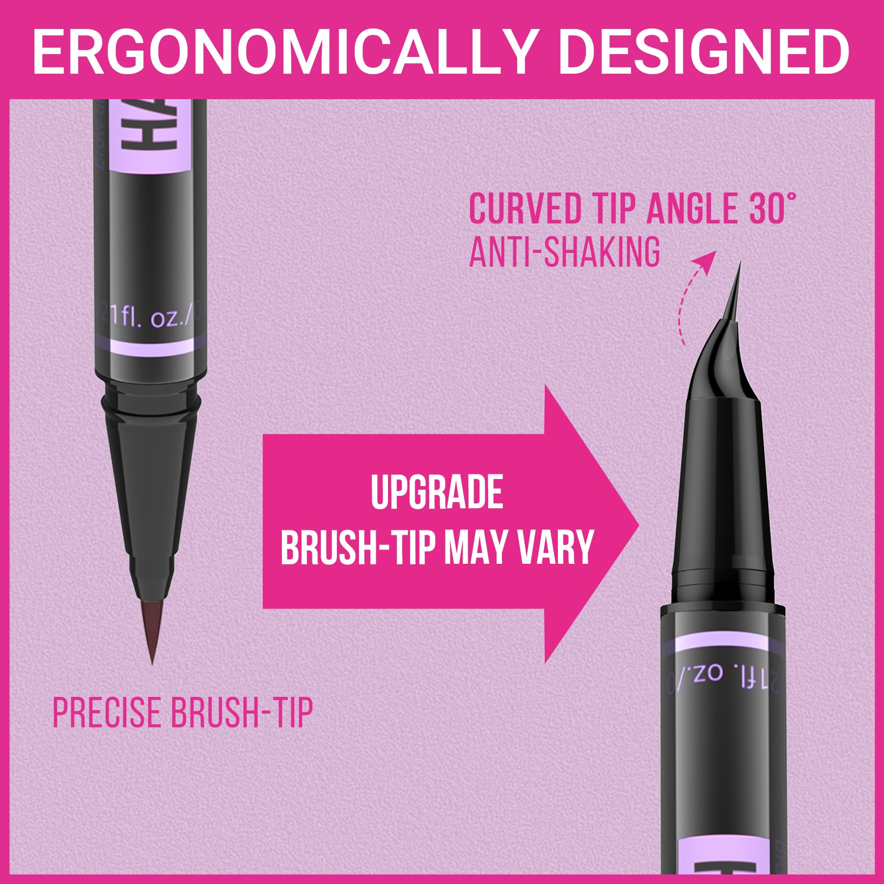 iMethod Eyebrow Pen compact cap design shown for easy touch-ups on the go