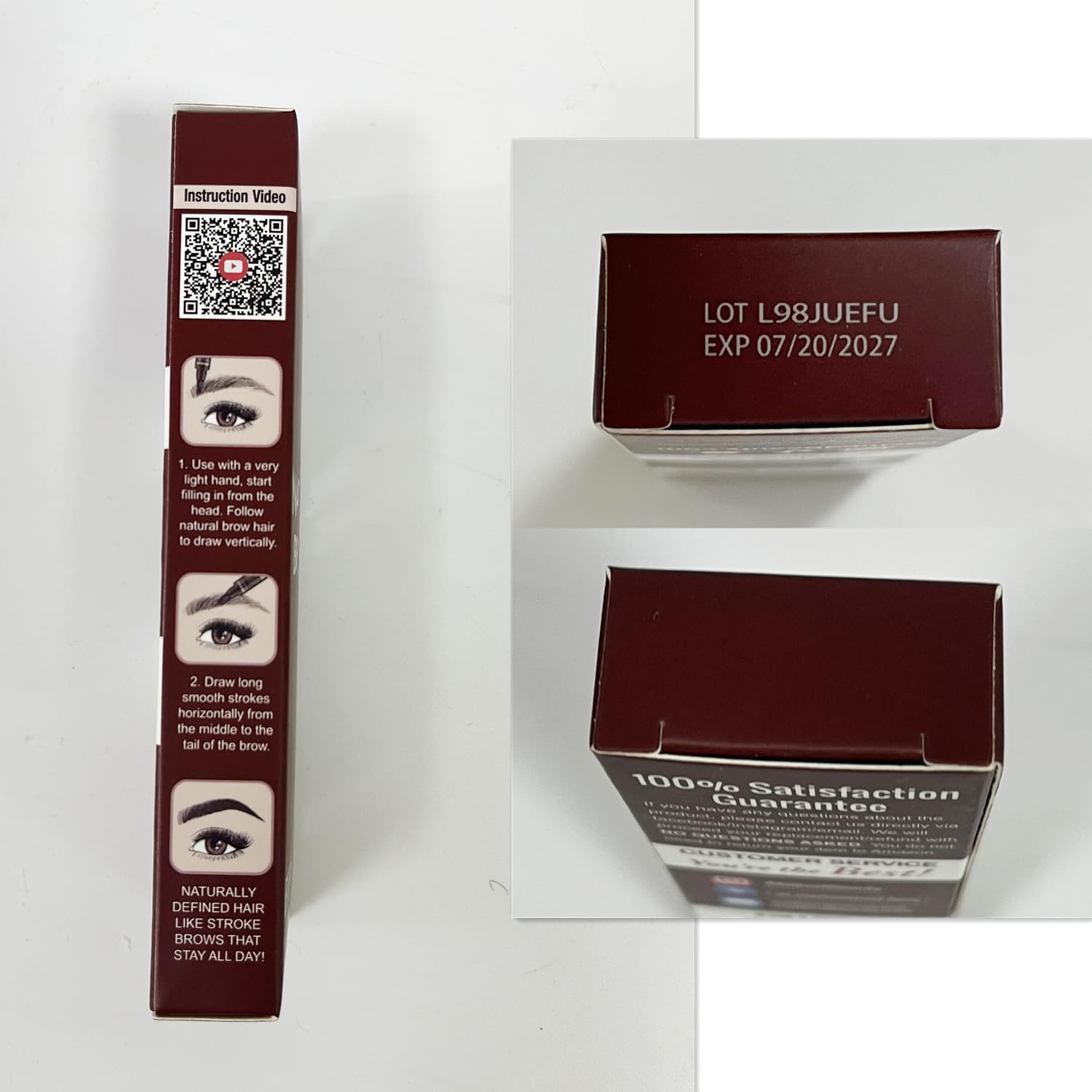 iMethod Eyebrow Pen dark brown shade for versatile, natural-looking definition.