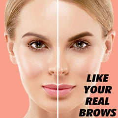 iMethod Eyebrow Pen micro-fork-tip closeup enables hair-like strokes.