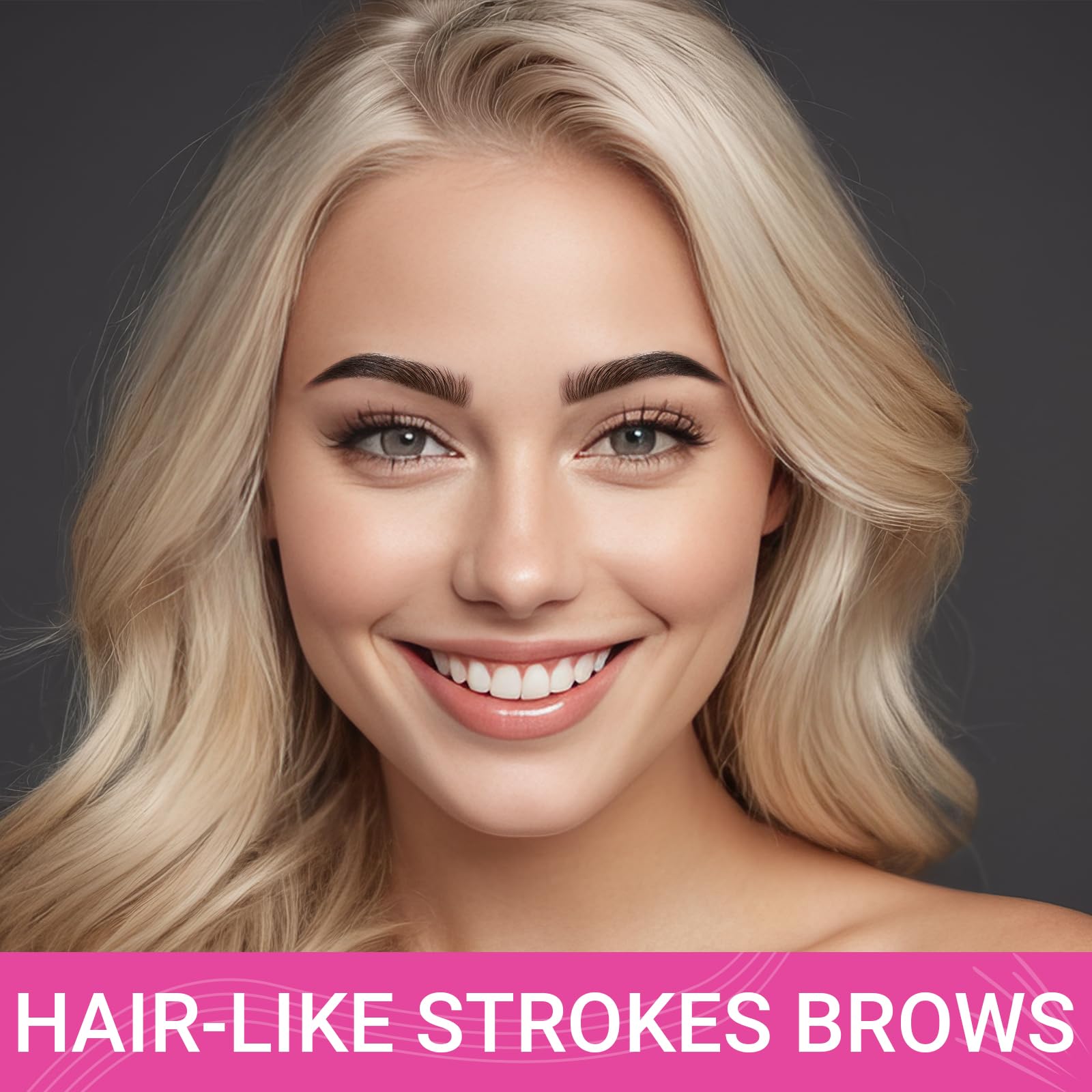 iMethod Eyebrow Pen spoolie brush used to shape and soften brows.