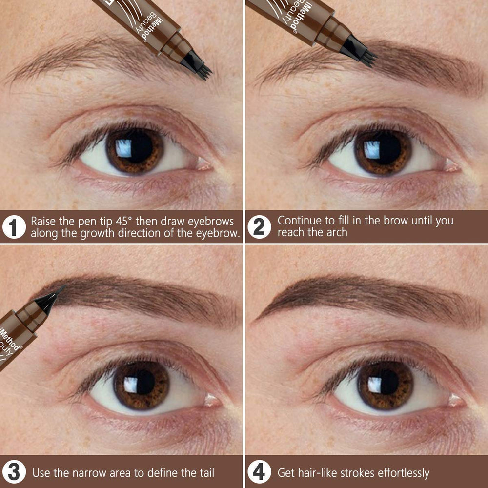 iMethod Eyebrow Pen sweat-proof image reinforcing all-day wear in active conditions.