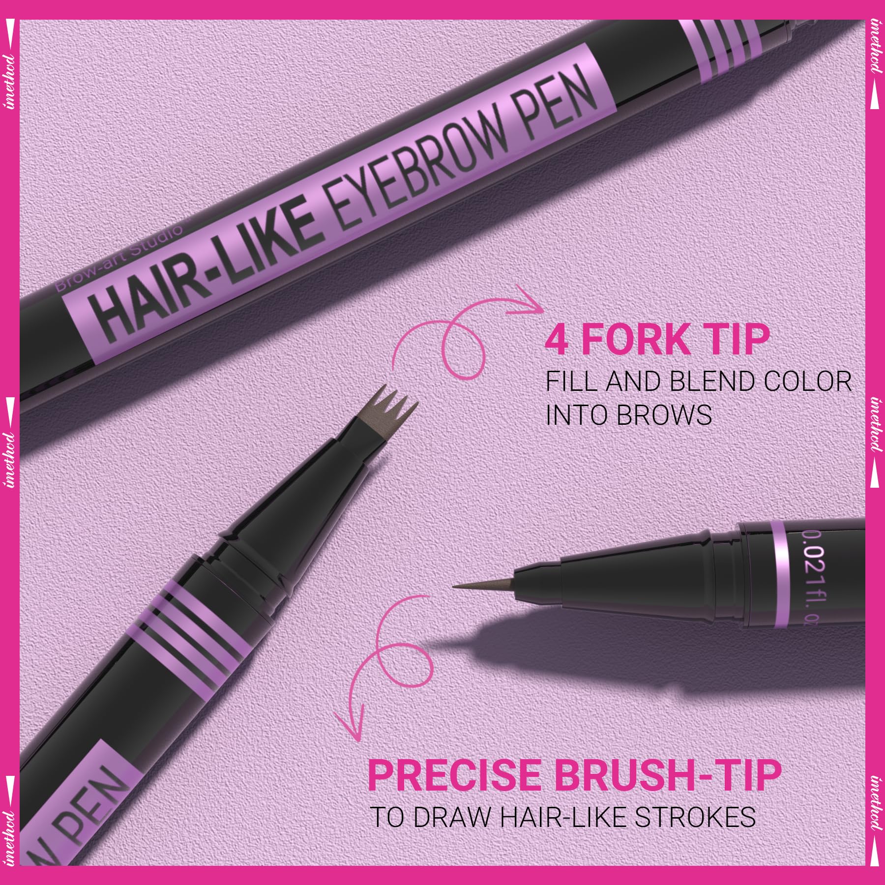 iMethod Eyebrow Pen waterproof formula ideal for all-day wear
