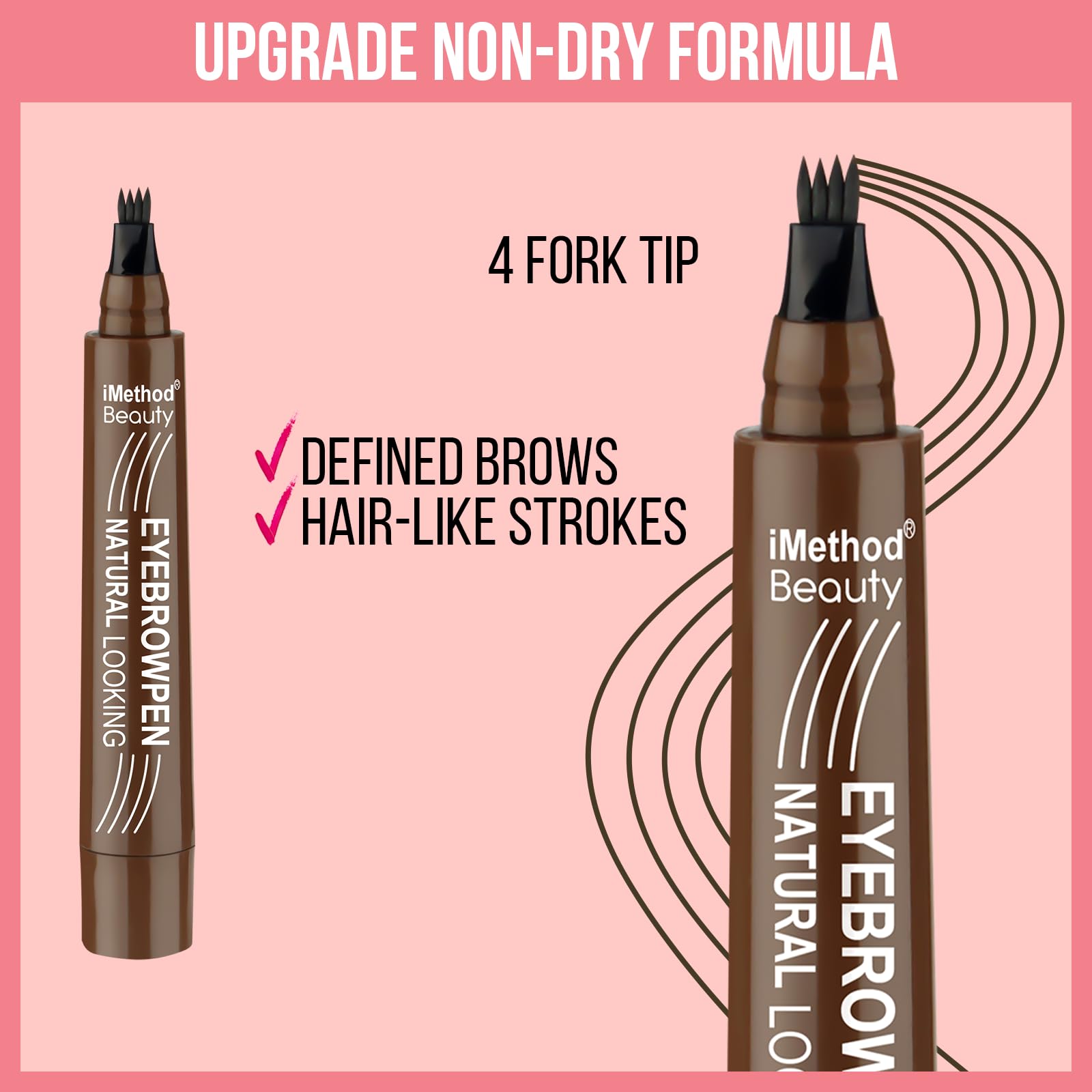 iMethod Eyebrow Pen waterproof formula resists sweat and smudges