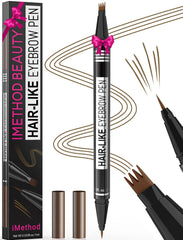 iMethod microblading eyebrow pen with 4-fork-tip creates natural hair-like strokes