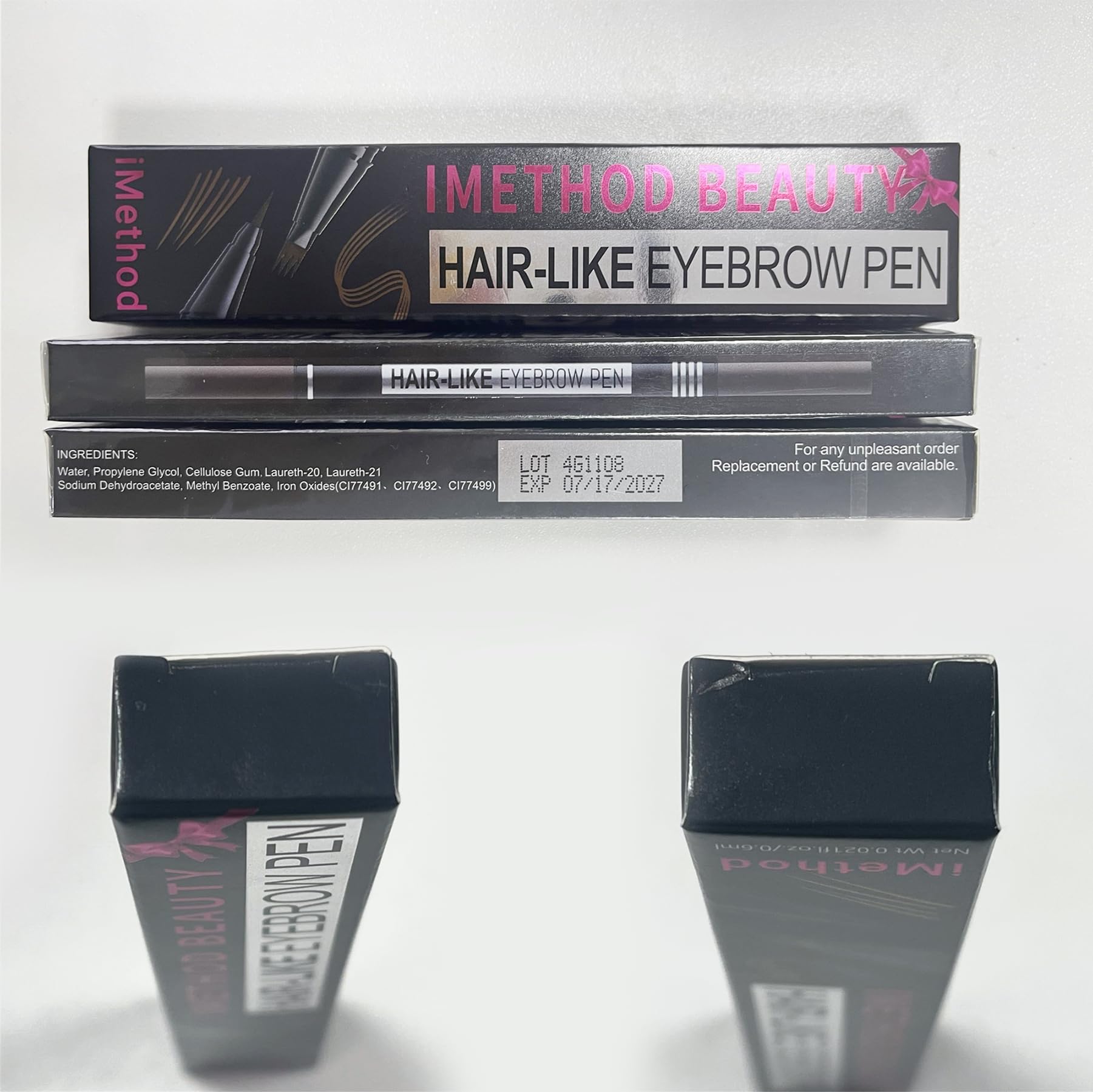 iMethod offers 7 shade options to match diverse skin tones and hair colors.