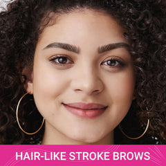 iMethod Microblading Eyebrow Pen light brown shade matches dark blonde to light brown hair.