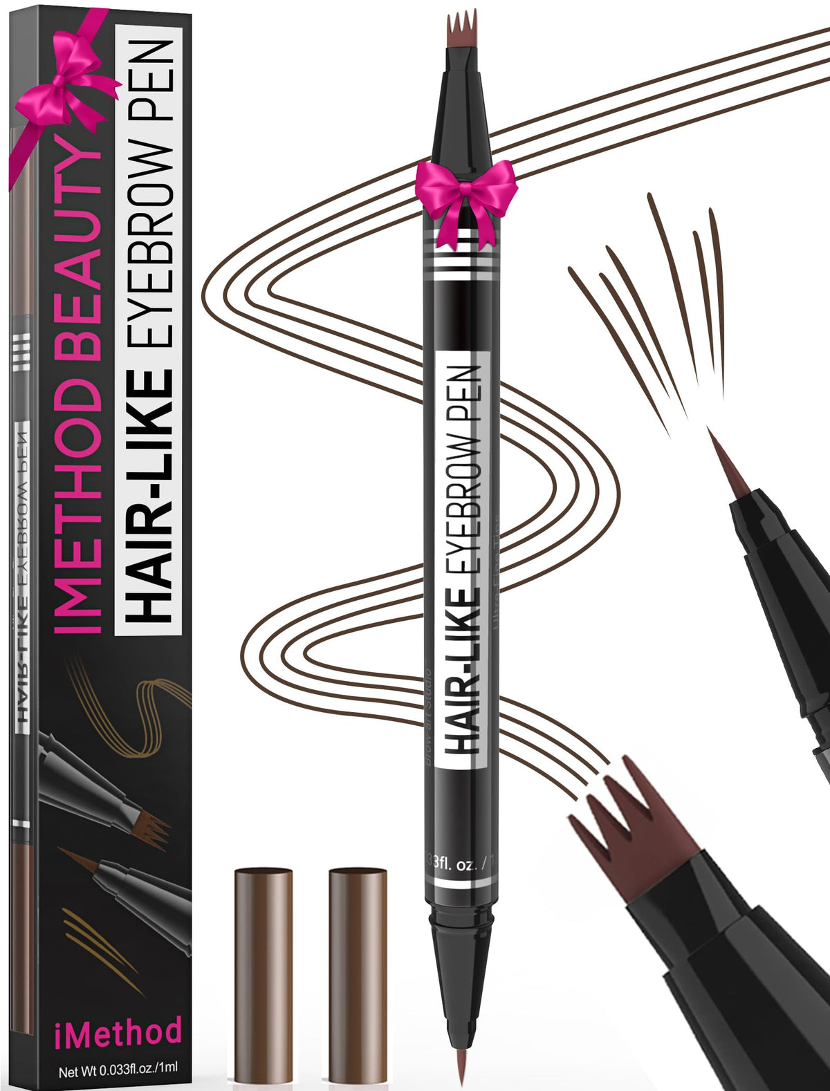 iMethod Microblading Eyebrow Pen precise brush-tip creates natural hair-like strokes