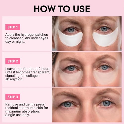 iMethod PDRN eye mask worn overnight to refresh tired eyes after travel.