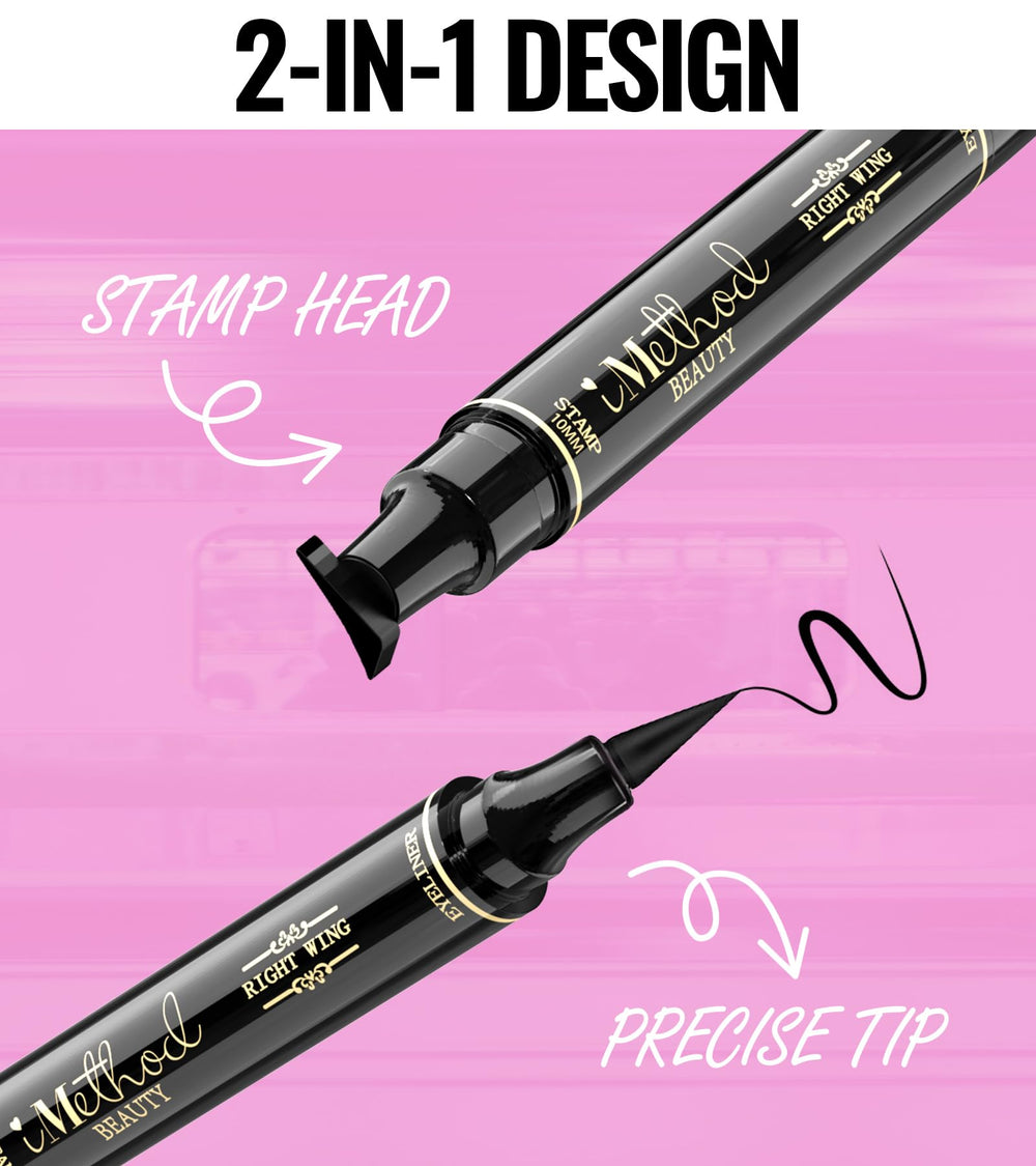 iMethod Winged Eyeliner Stamp and liner combining stamp and precise line