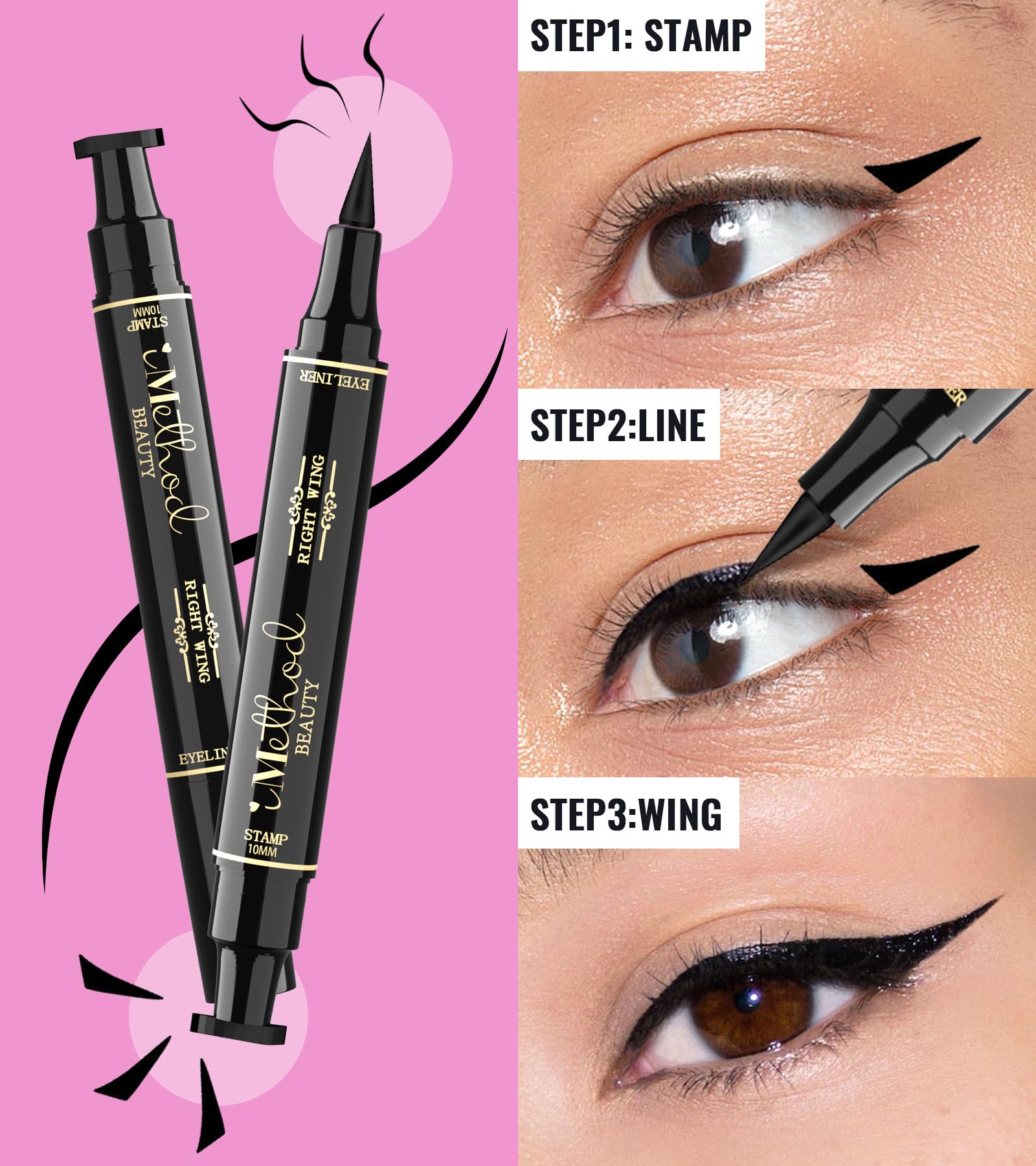 iMethod Winged Eyeliner Stamp smudge-proof wear all day