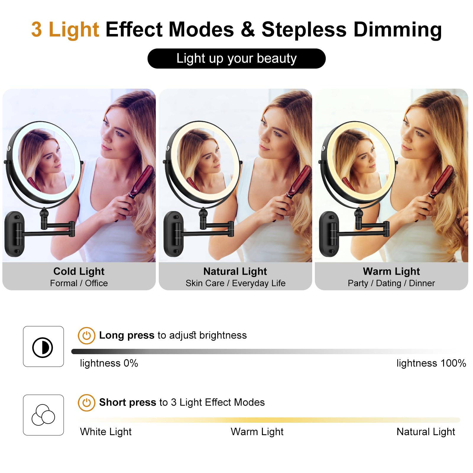 IMIKONA premium pearl nickel frame resists moisture and corrosion