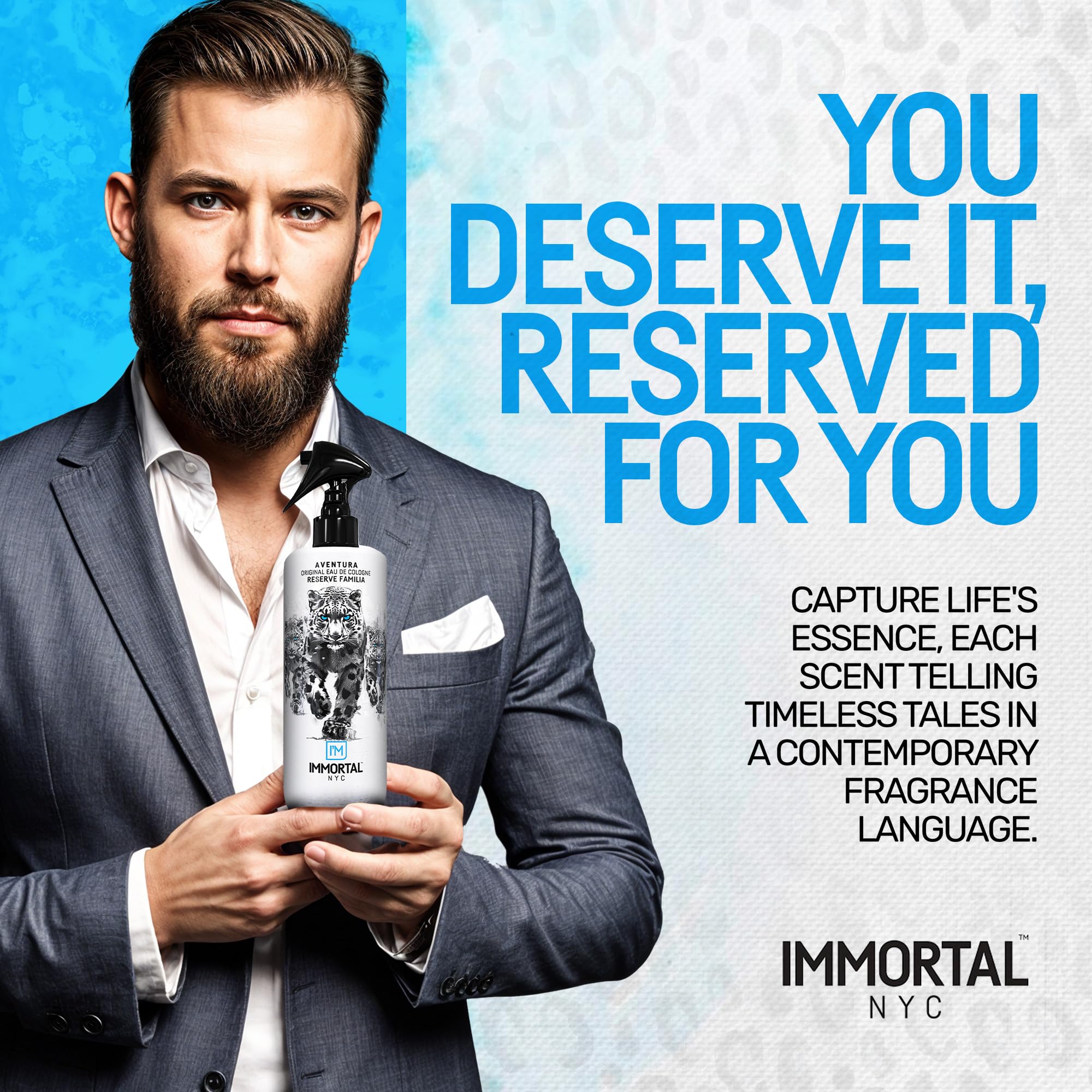 Immortal NYC Aventura apply-on-skin moment highlights soothing post-shave feel