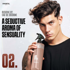 Immortal NYC Reserve 02 spray-action offers refreshing post-shave feel