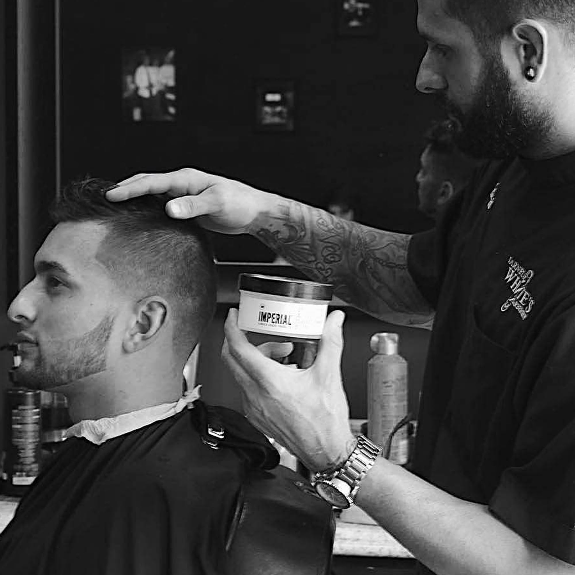 Imperial Classic Pomade rinses clean leaving no residue