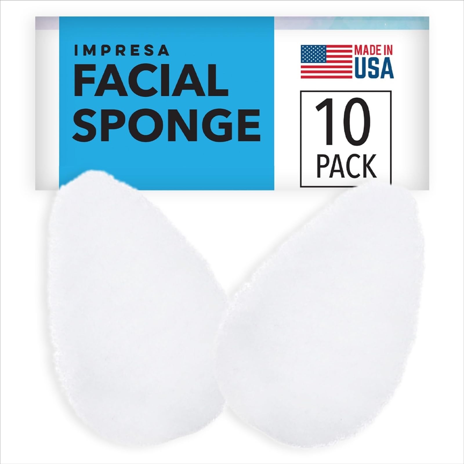 IMPRESA exfoliating pads prepping skin before makeup application.