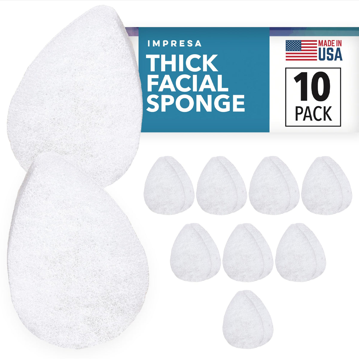 IMPRESA facial exfoliating pads pack for thorough daily cleansing
