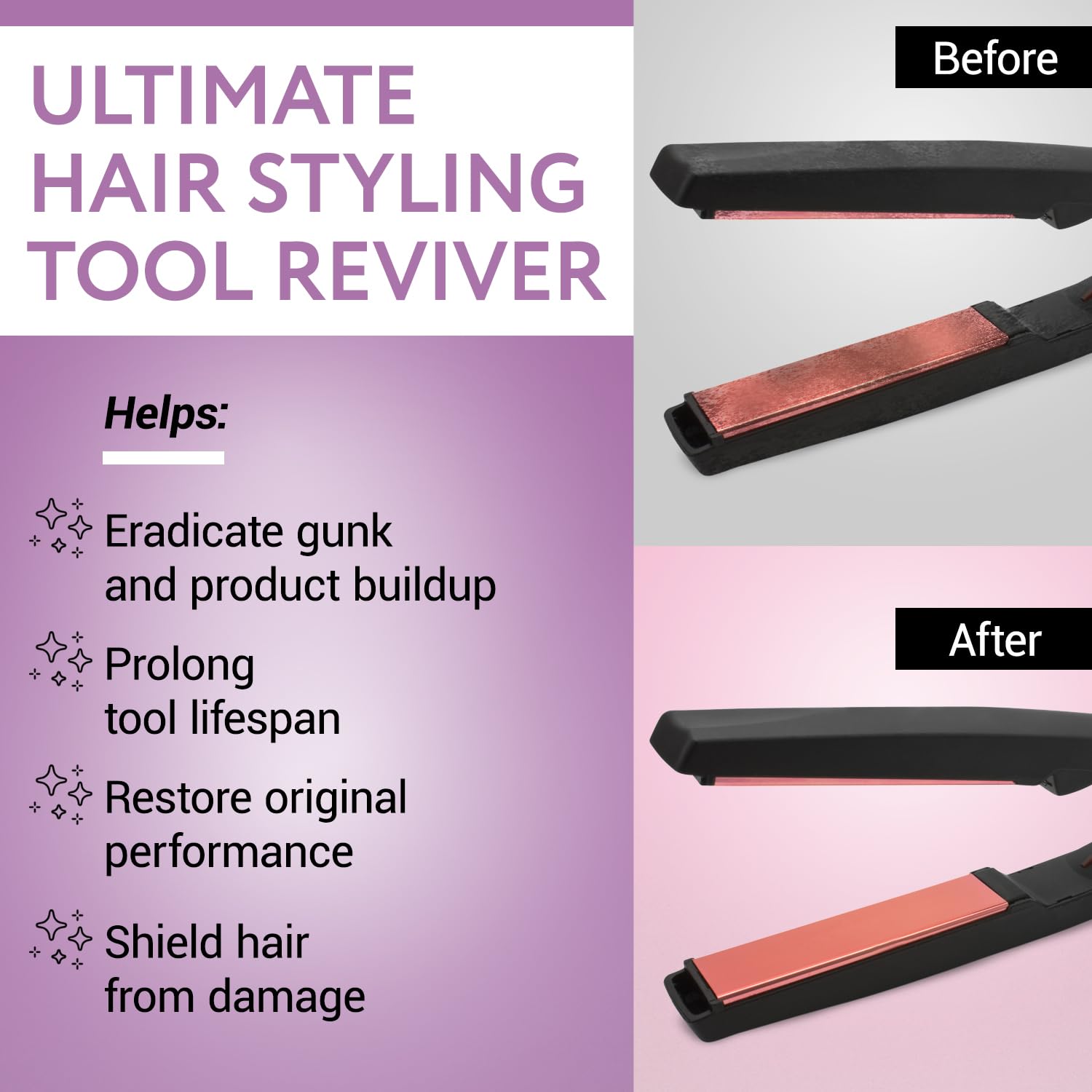 IMPRESA Iron Cleaner with pour spout enabling safe, mess-free application.