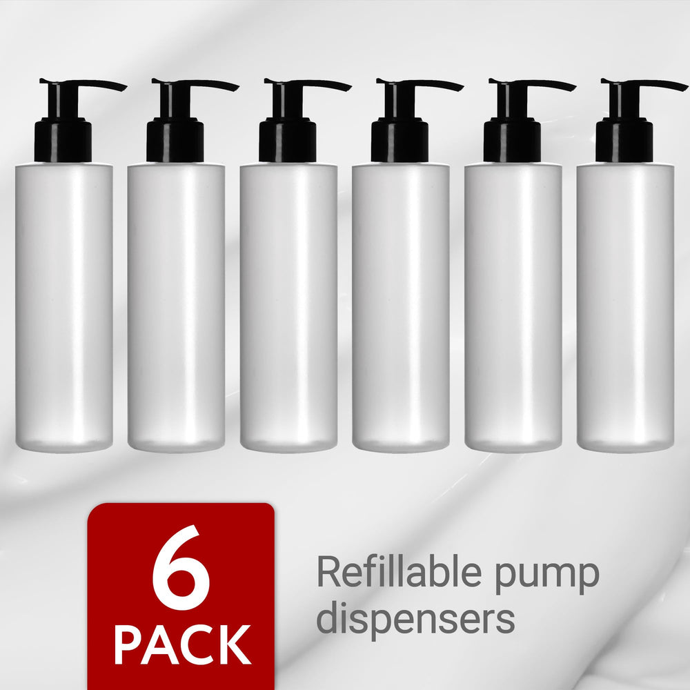 IMPRESA bottle with pump for massage oil, easy refill and mess-free usage.