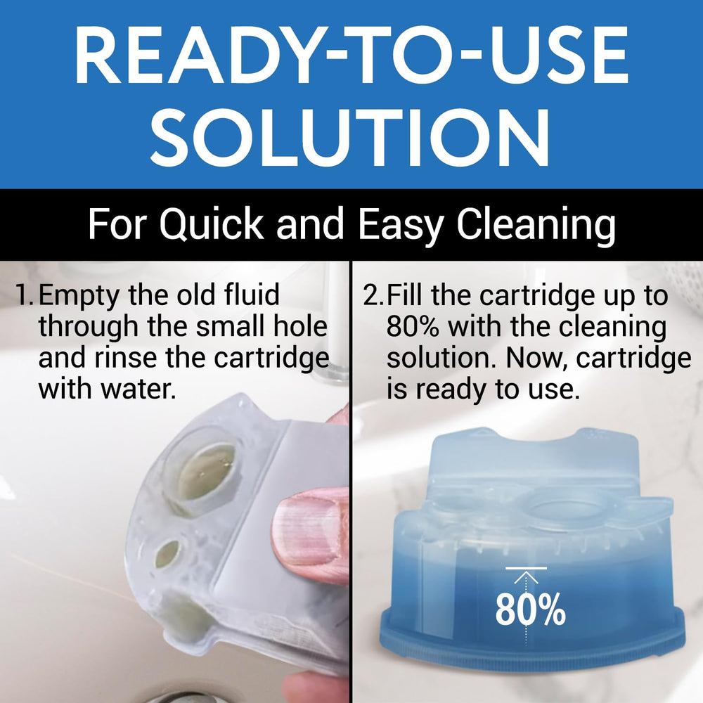 IMPRESA label on cleaning liquid bottle highlighting ready-to-use formula.