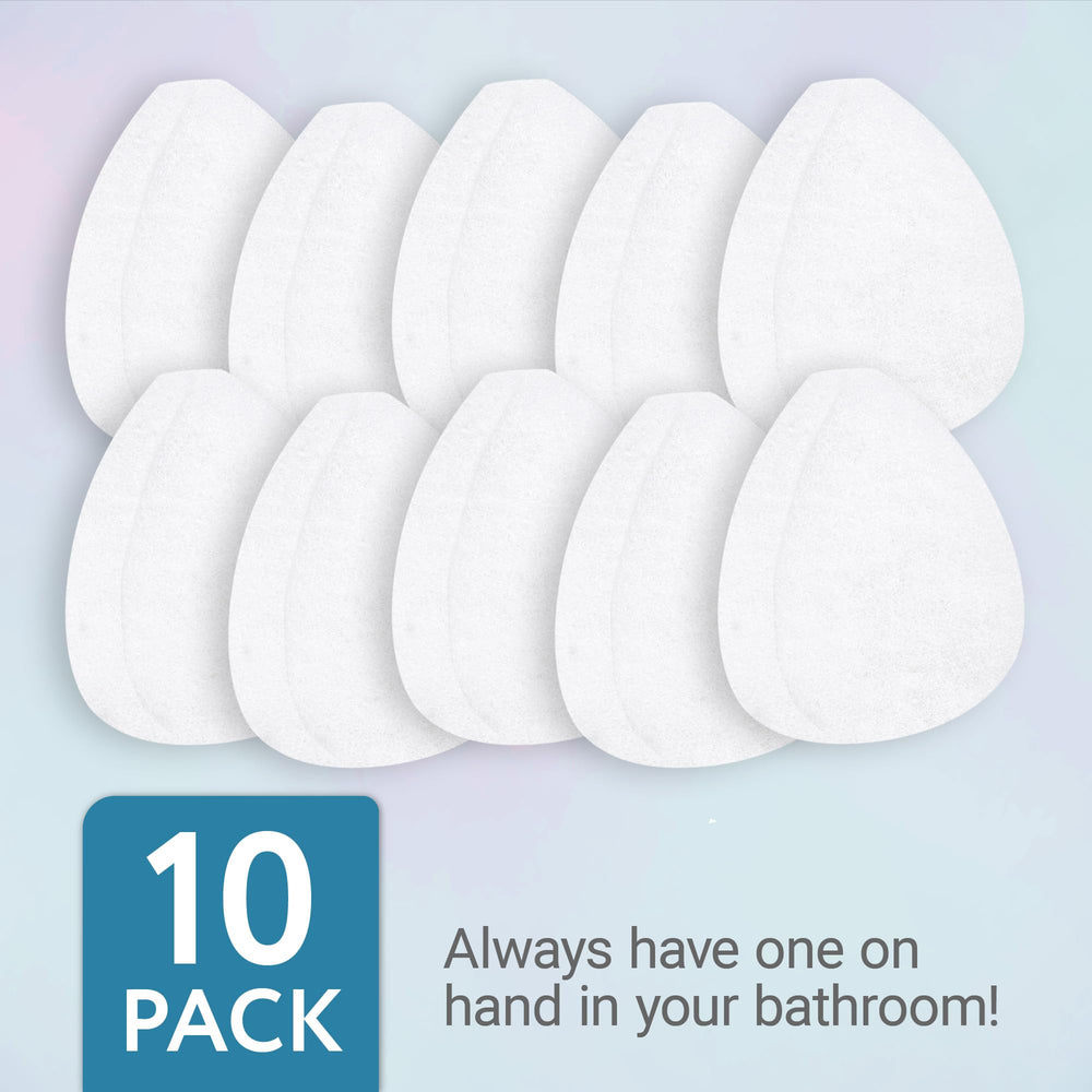 IMPRESA ten-pack exfoliating scrubs ready for long-lasting use