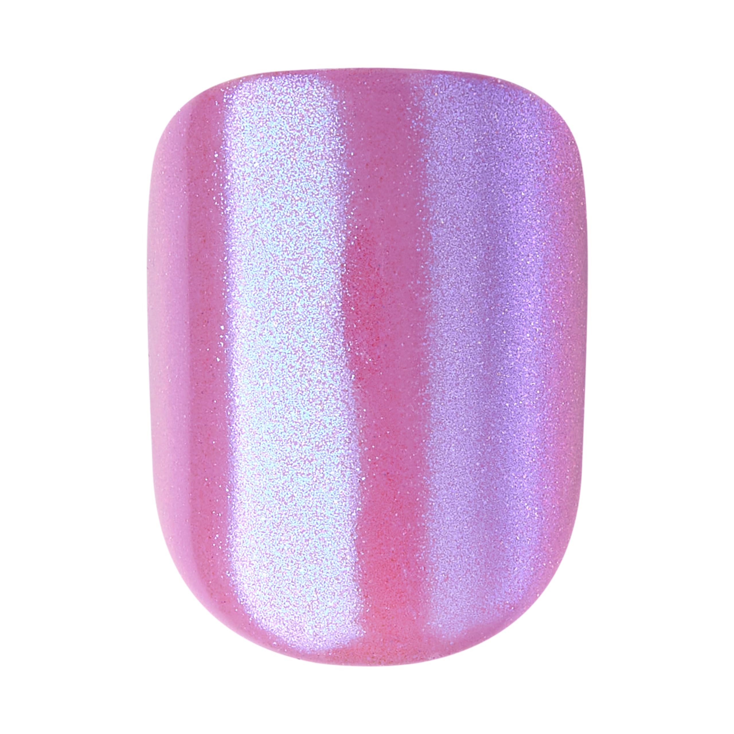 imPRESS Color FX Wonder dark purple nails on hand