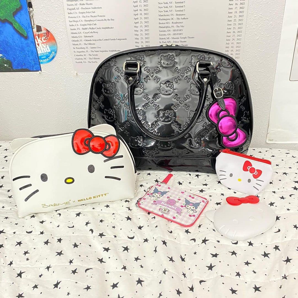 Impressions Vanity Hello Kitty compact mirror top 2x magnification for detail checks