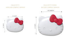 Impressions Vanity Hello Kitty compact mirror with touch sensor for easy brightness control