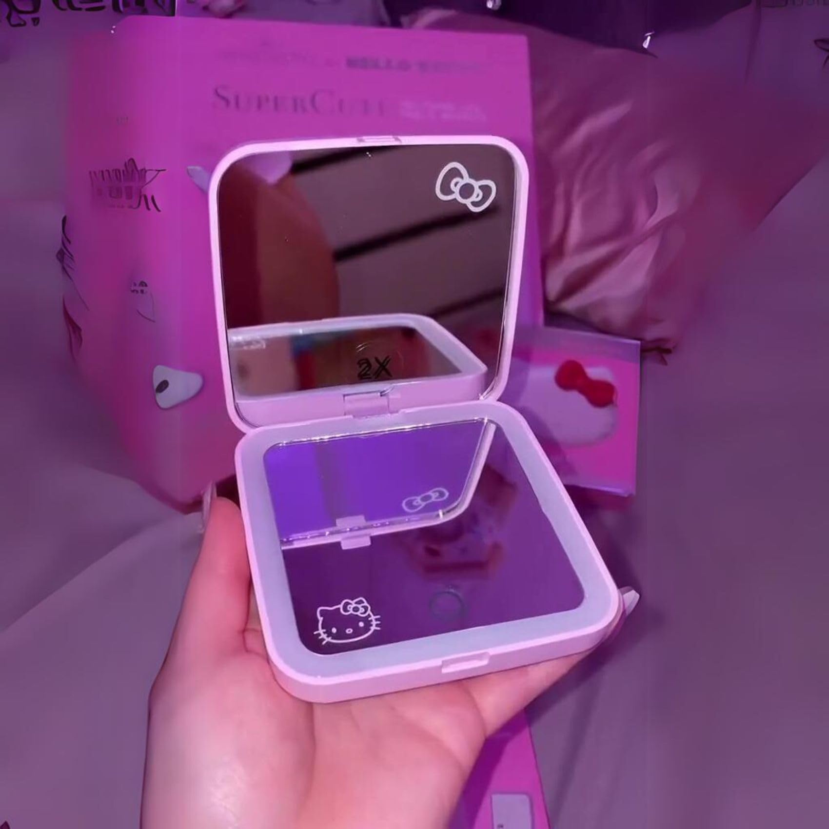 Impressions Vanity Hello Kitty Supercute compact mirror 1x reflection for full-face makeup