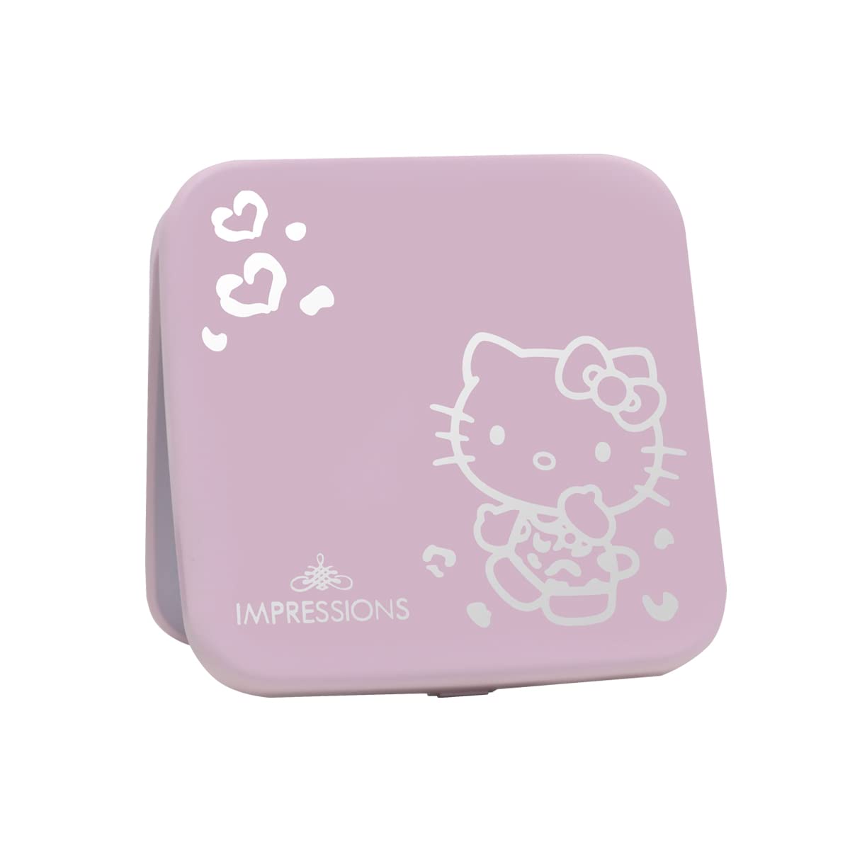 Impressions Vanity Hello Kitty Supercute compact mirror with 2X magnifier top for detail work