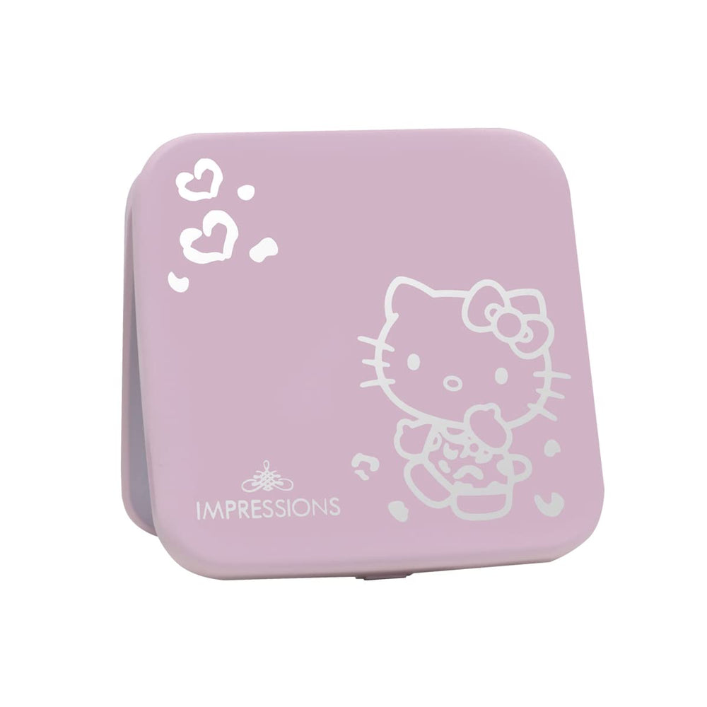 Impressions Vanity Hello Kitty Supercute compact mirror with 2X magnifier top for detail work