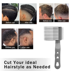 Iemtic Blend Friend Fade Comb curved-flat design adapts to contours and shapes curves.