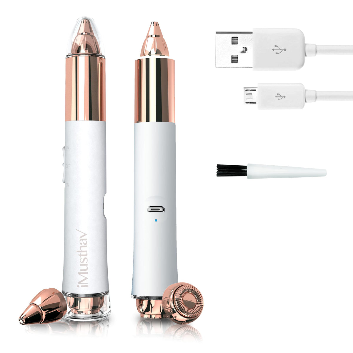 iMusthav eyebrow remover with LED light for precise hair removal