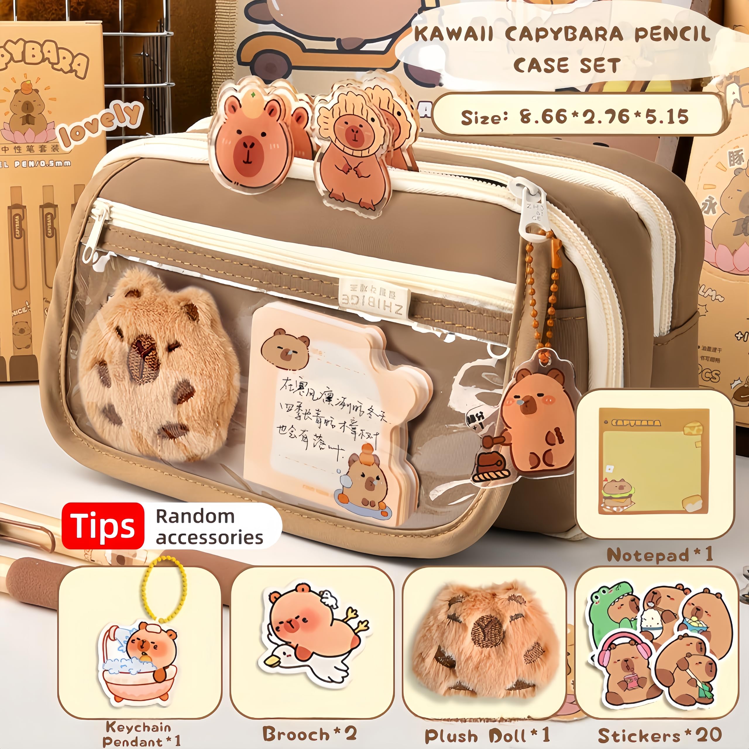 IN Chenthy Capybara brooches add playful accents to outfits or bags.