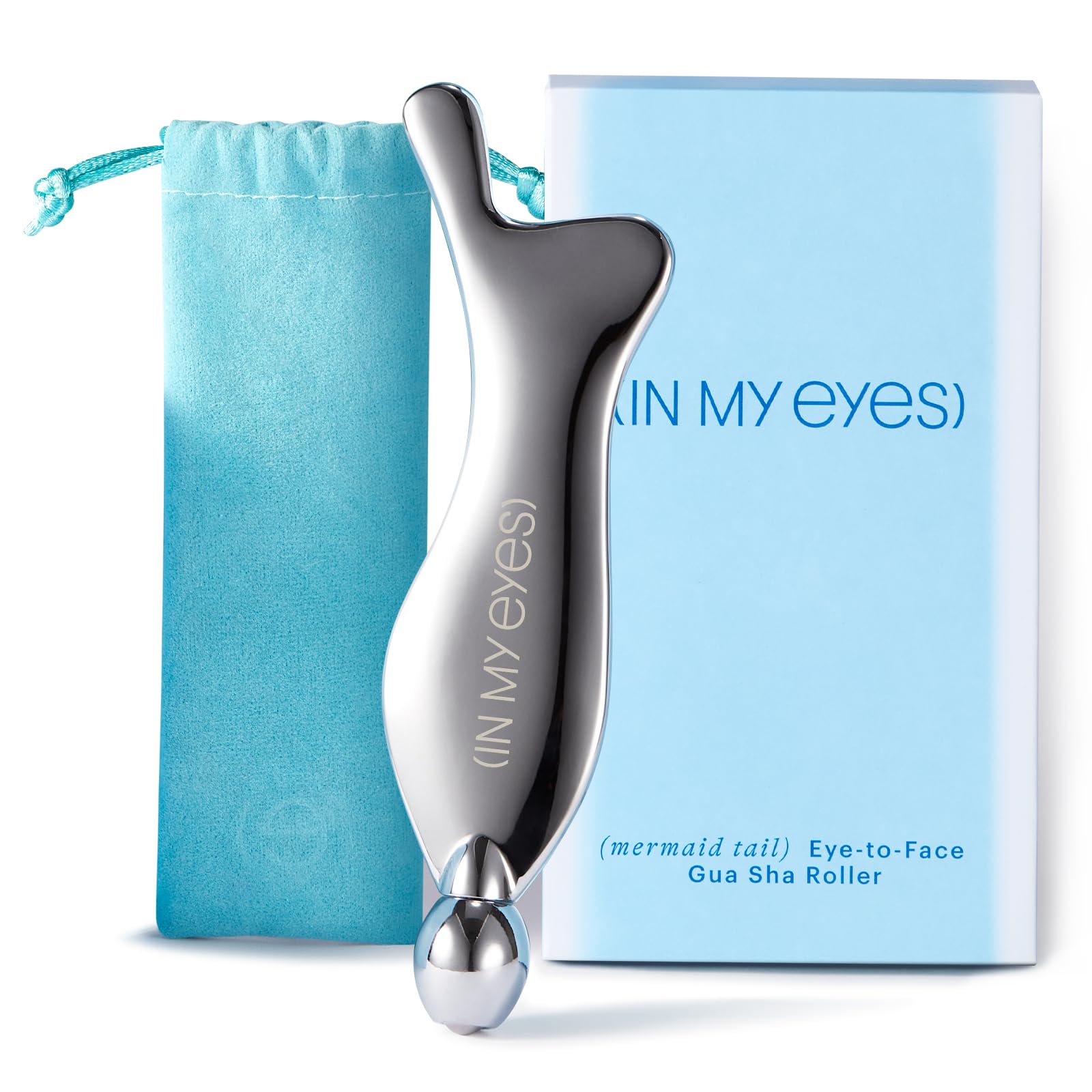In My Eyes gua sha mermaid-design face contouring for targeted relaxation.