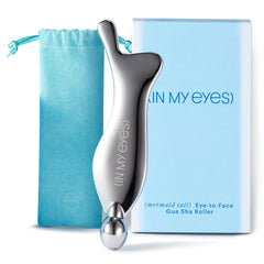 In My Eyes gua sha mermaid-design face contouring for targeted relaxation.