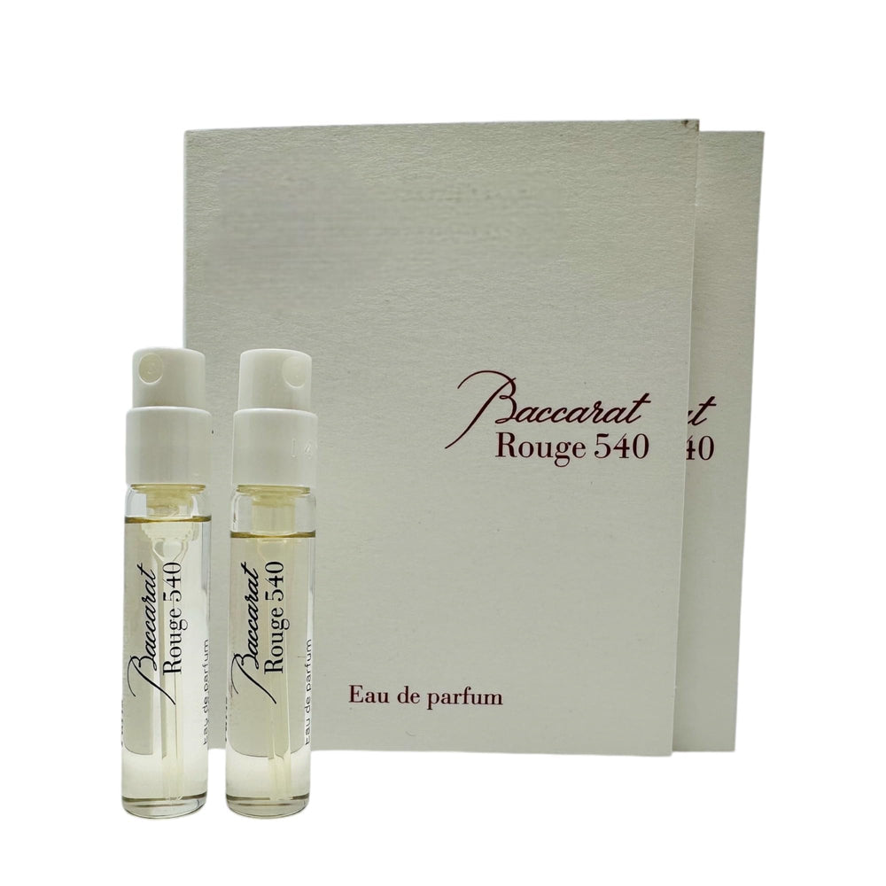 In1mart 2B Baccarat Rouge 540 sample vial application demonstrates easy on-skin testing and discovery