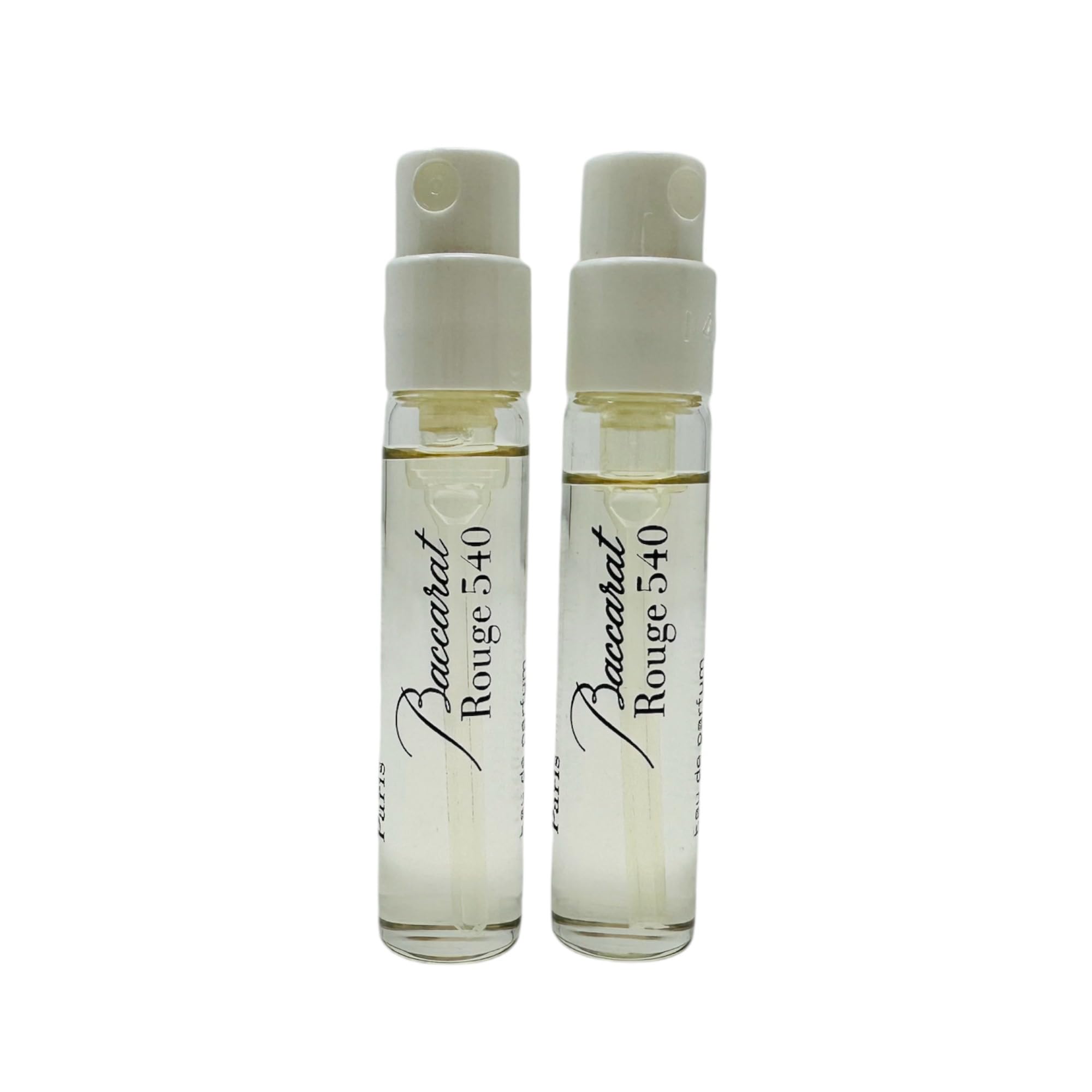 In1mart 2B Baccarat Rouge 540 sample vial pour shows portable testing for travel fragrance