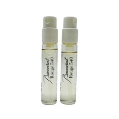 In1mart 2B Baccarat Rouge 540 sample vial pour shows portable testing for travel fragrance
