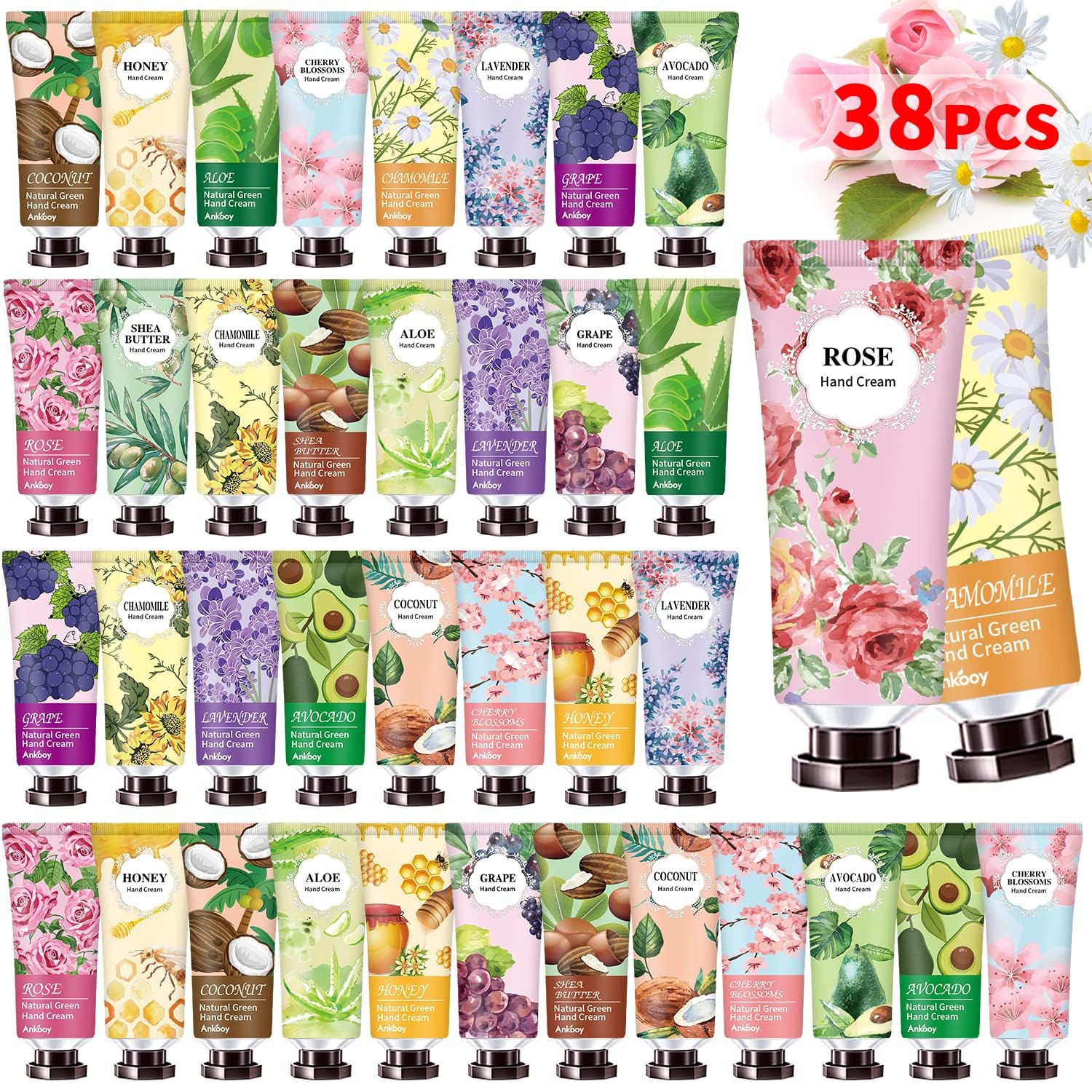 Inalier 38-pack hand cream gift set box for bulk gifting.