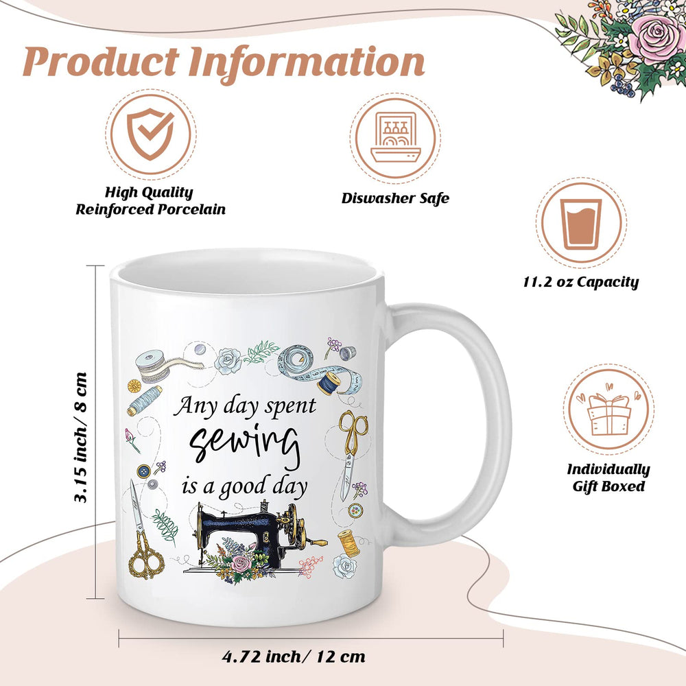 Inbagi sewing gifts set quilting keychain, stainless steel, durable and decorative.