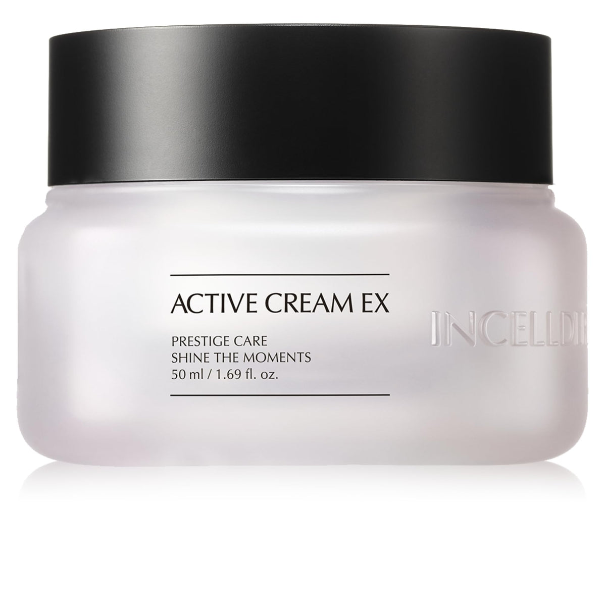 INCELLDERM Active Cream 50ml packaging highlights premium design for daily use.