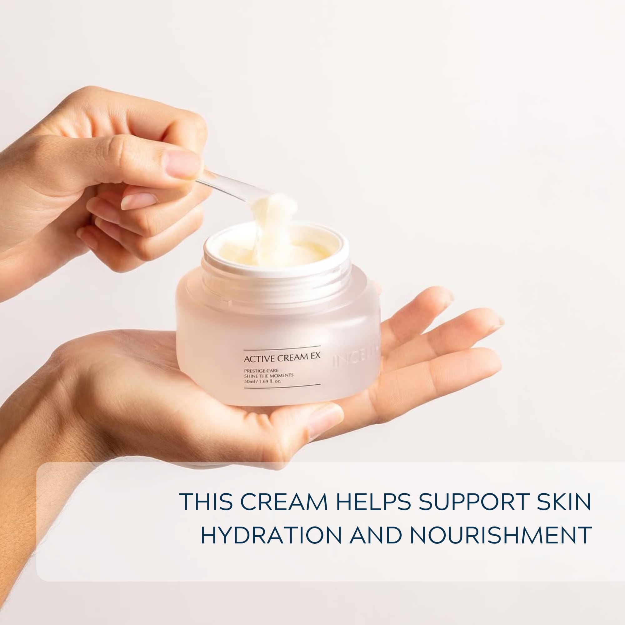 INCELLDERM Active Cream ingredients include shea, ginger, and centella for nourishing botanicals.