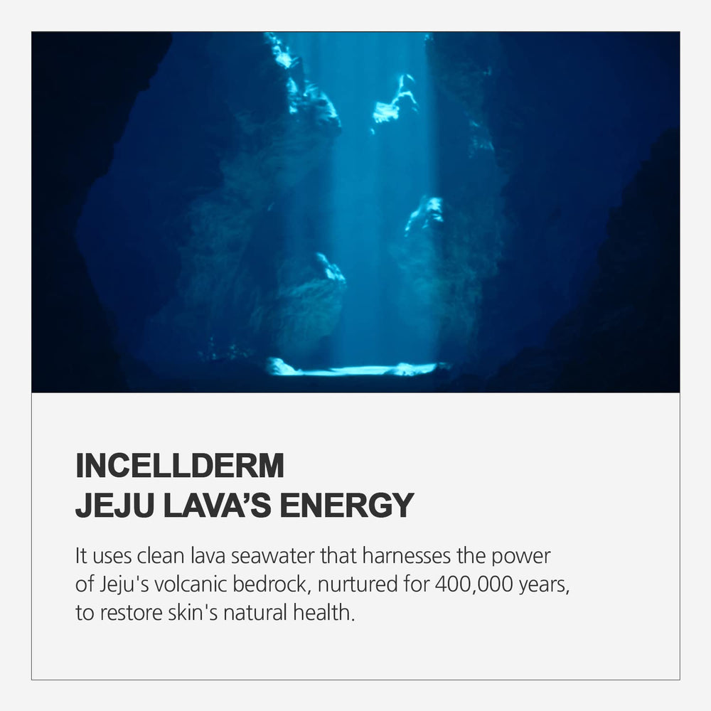 INCELLDERM Riman EX spray application capturing refreshing mist.