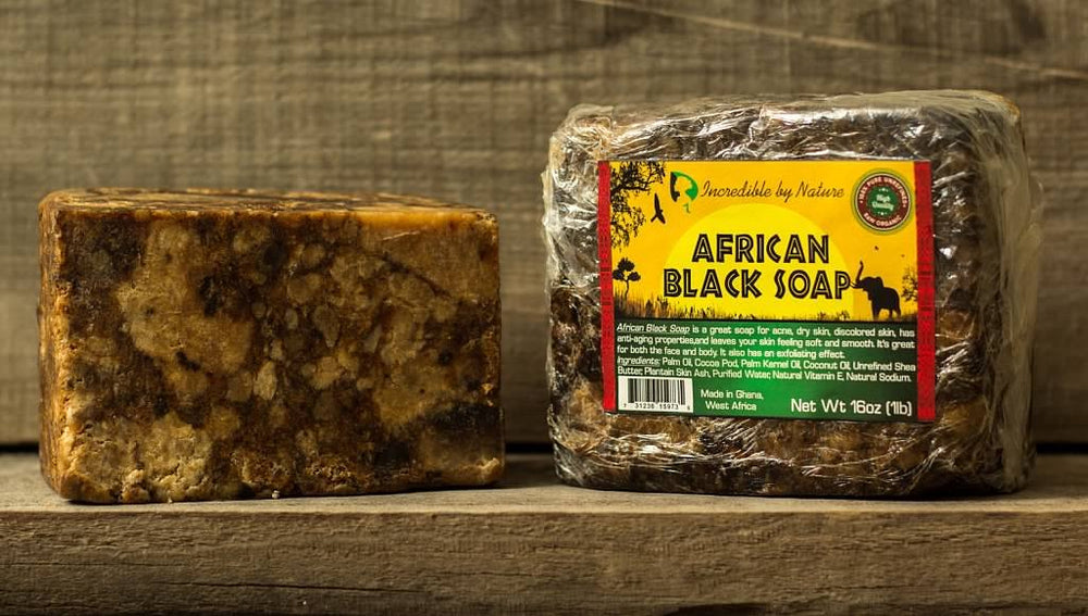 Incredible BY NATURE African Black Soap vegan-friendly option for ethical skincare.