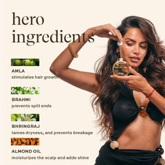 Inde Wild Champi Brahmi focus on split-end reduction and conditioning