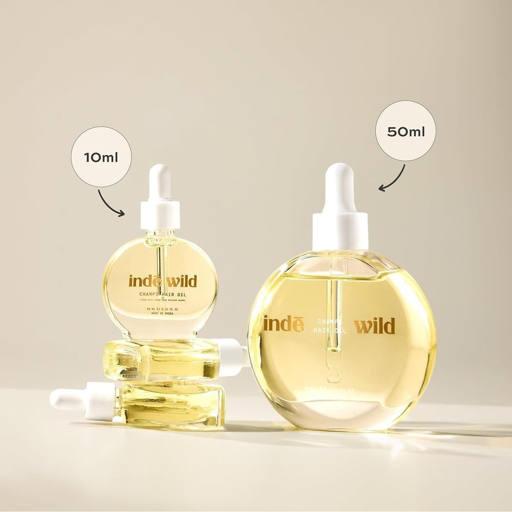 Inde Wild Champi scalp moisture detail shows hydrating benefits
