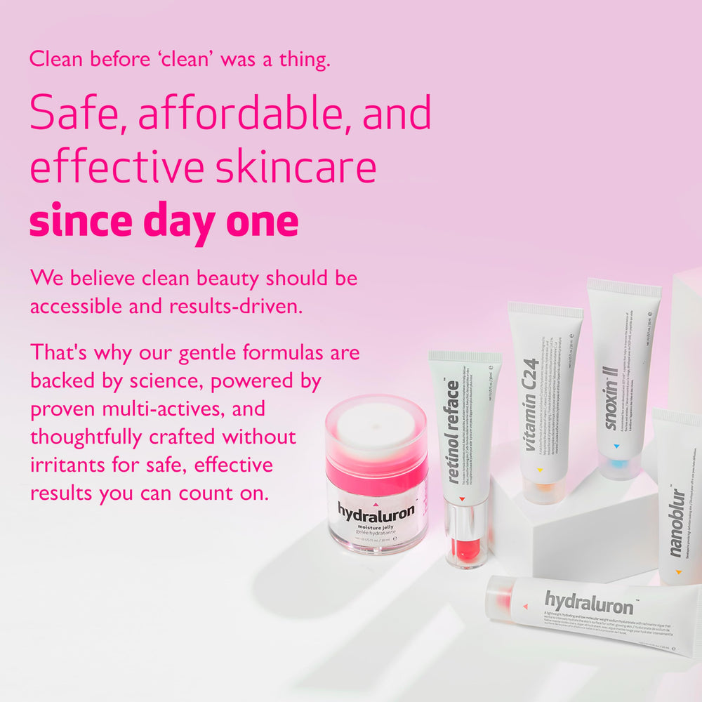 Indeed Nanoblur packaging front highlights Canada-made clean beauty quality.