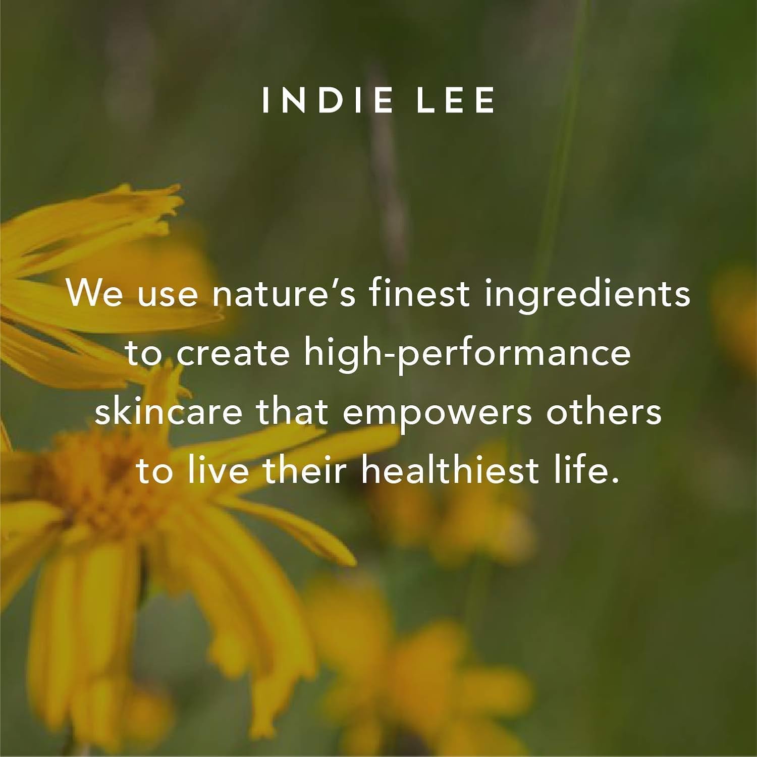 Indie Lee Brightening Cleanser gel texture ready for use.