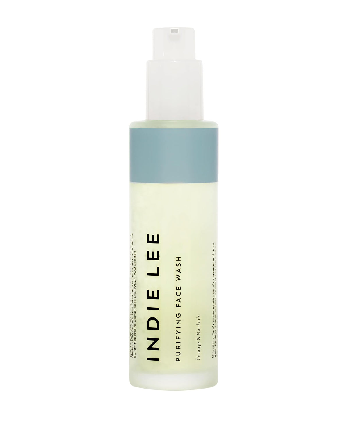 Indie Lee Purifying Face Wash bottle, gentle daily cleanse.